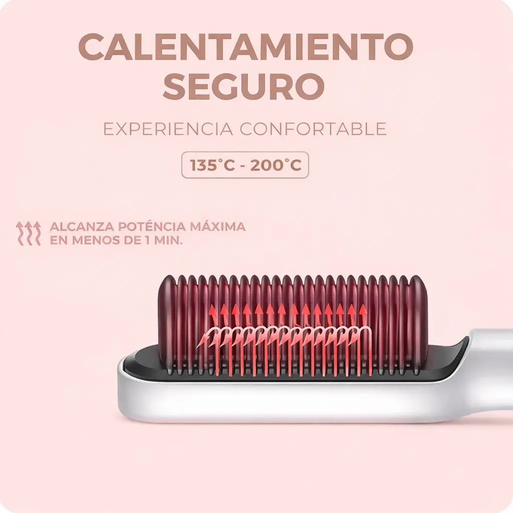 Cepillo Alisador 3 en 1 Profesional + Masajeador Facial PrimeLiss™ [ULTIMAS UNIDADES]